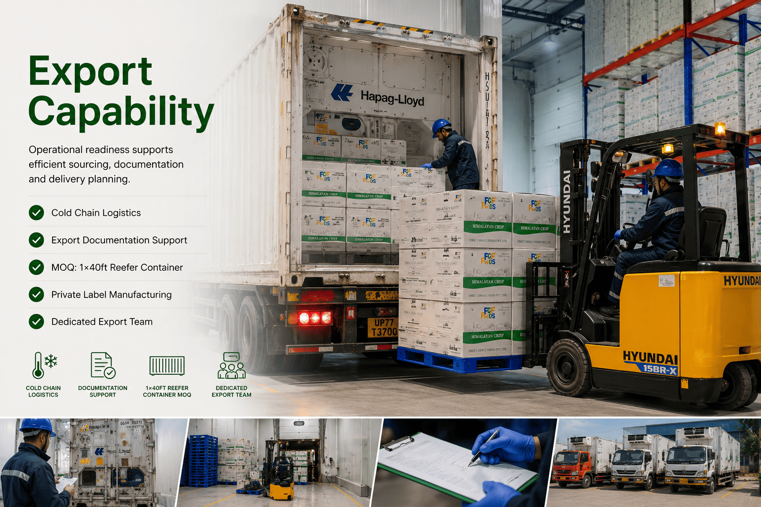 Cold Chain Logistics and Export Operations at First Choice Foods